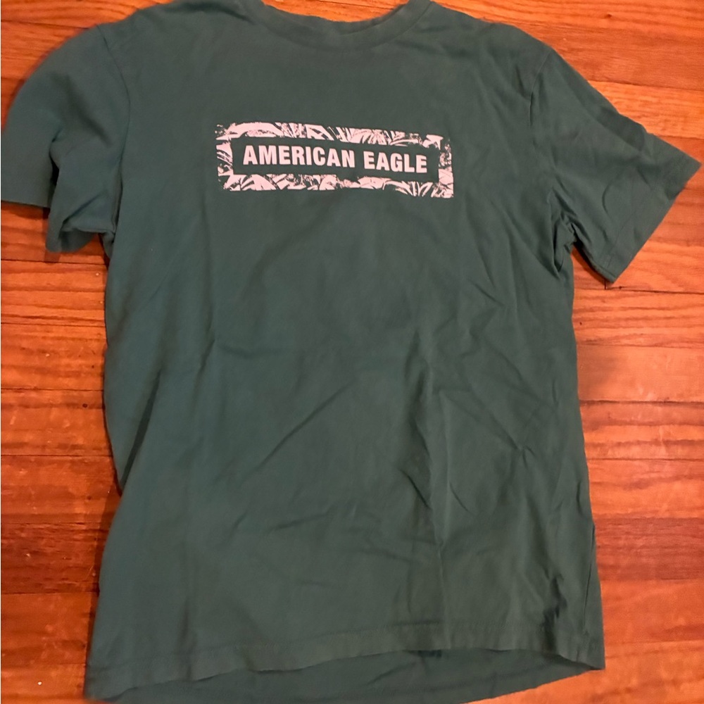 American Eagle Outfitters Forest Green Tee
